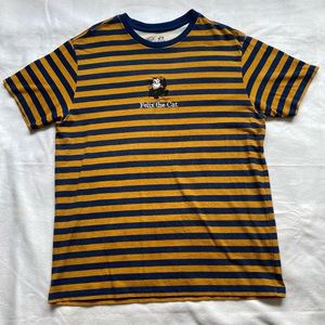 Neon Riot X Felix The Cat stripped T-Shirt